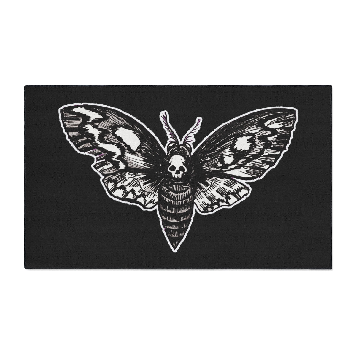 Death Moth Heavy Duty Floor Mat