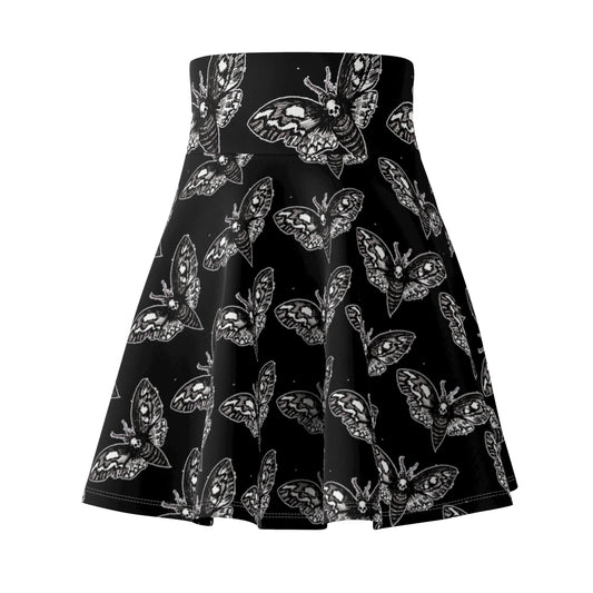*DeathMoth* By Kelly Kresconko Skater Skirt