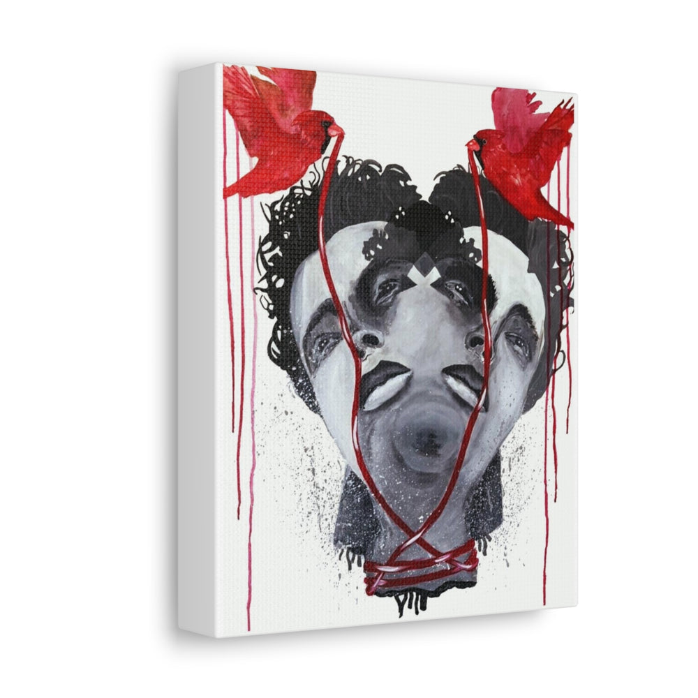 "The Split Decision" by Kelly Kresconko Gallery Wrapped Canvas Print