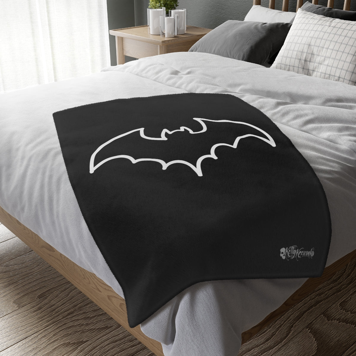 Velveteen Bat Blanket (Two-sided print)