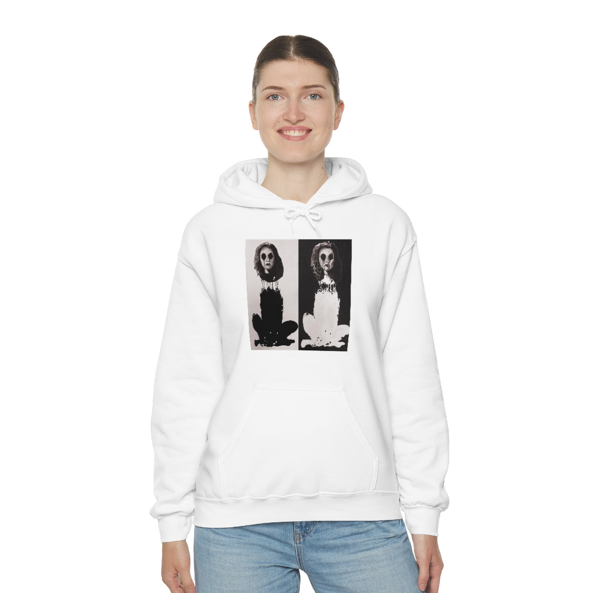 "Melancholy Felines" Unisex Heavy Blend™ Hooded Sweatshirt