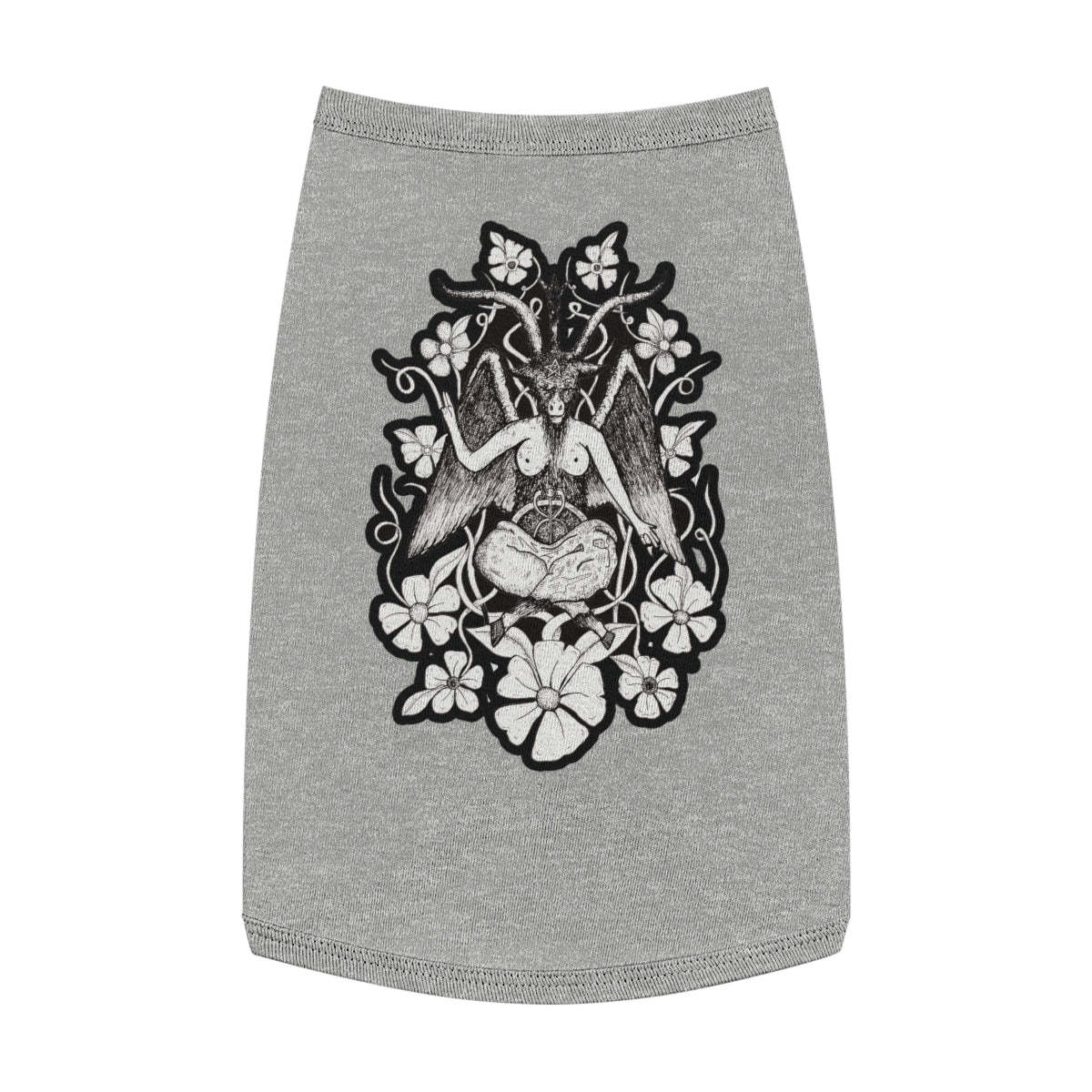 "Baphomet by Kelly Kresconko" Illustrated Pet Tank Top