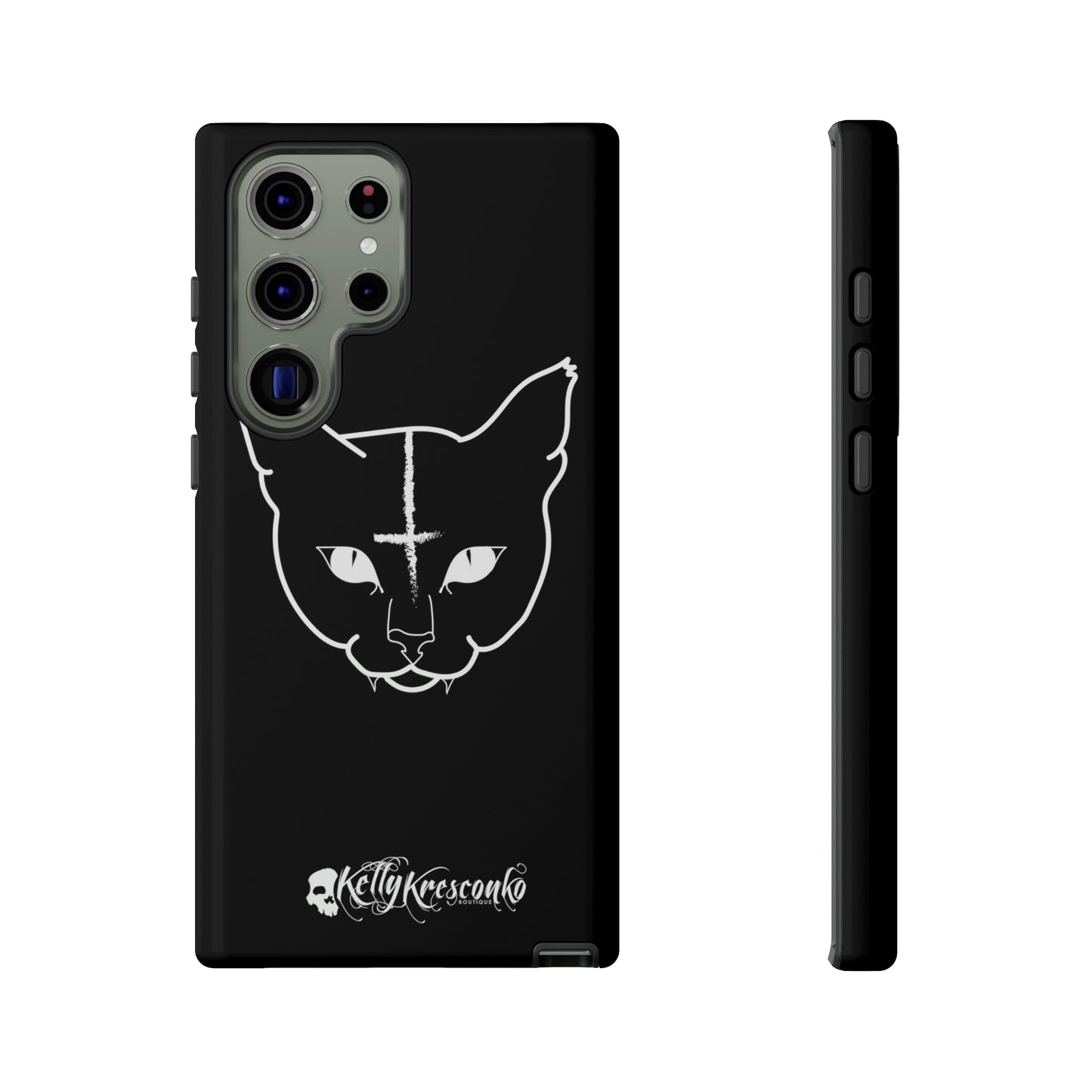 Hell Cat Phone Case (40 different sizes to choose from)