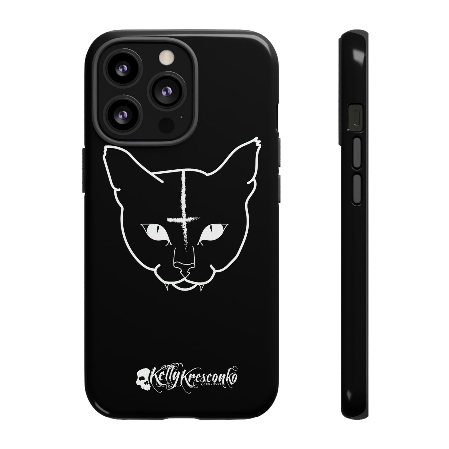 Hell Cat Phone Case (40 different sizes to choose from)