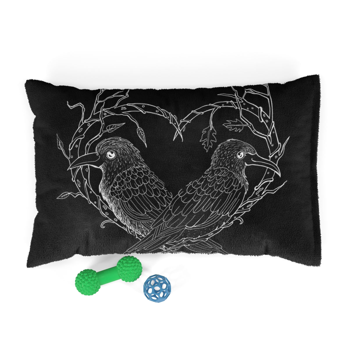 Odin's  Ravens Fluffy Pet Bed