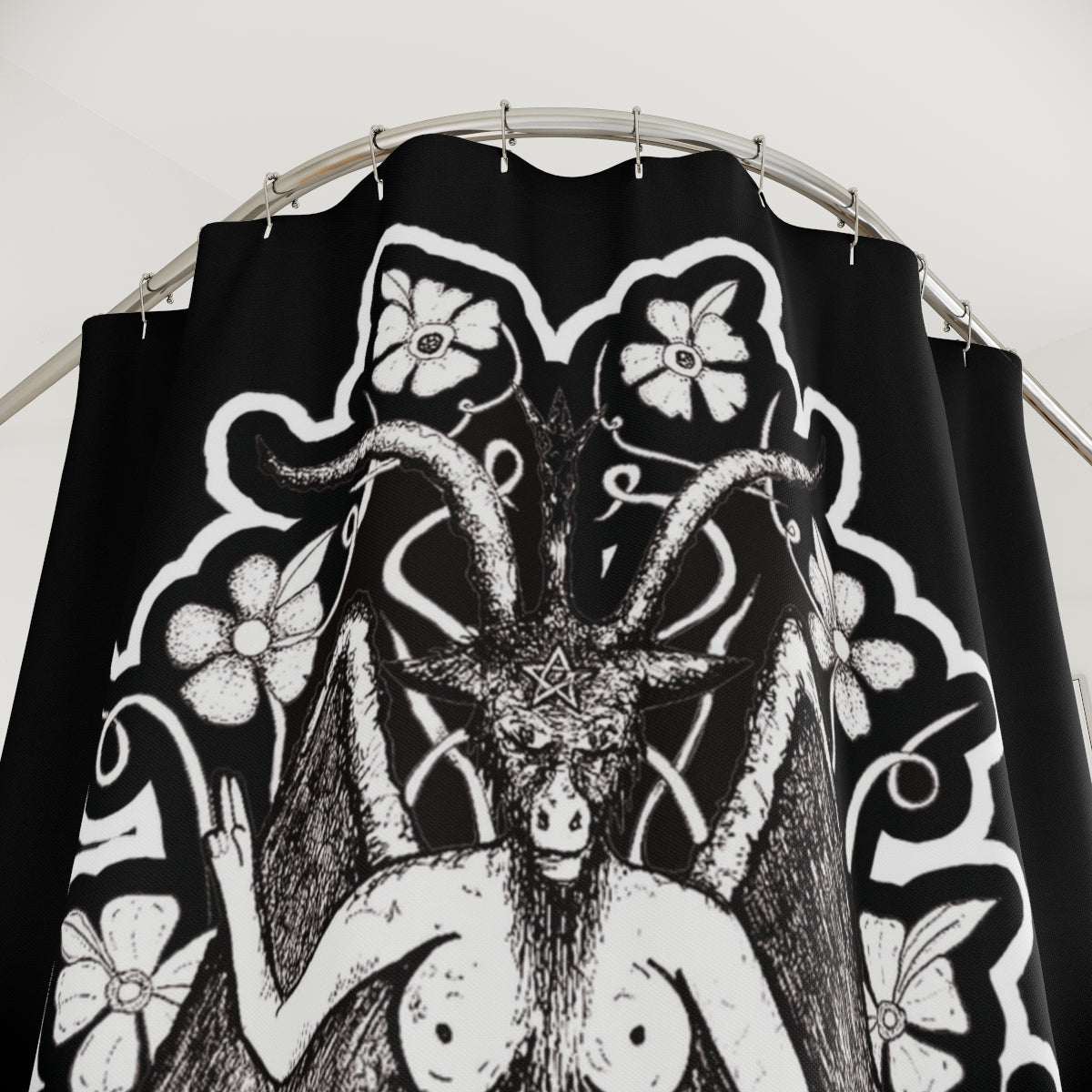 Baphomet Shower Curtain