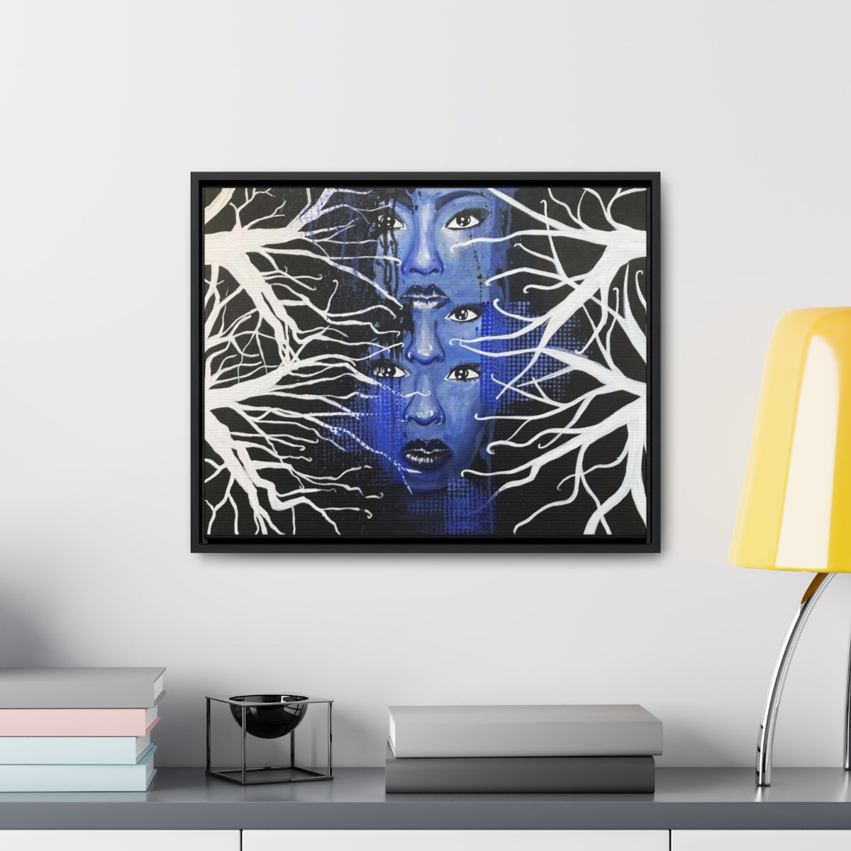 "Untitled" Painting by Kelly Kresconko PRINT on Gallery Canvas Wraps, Horizontal Frame