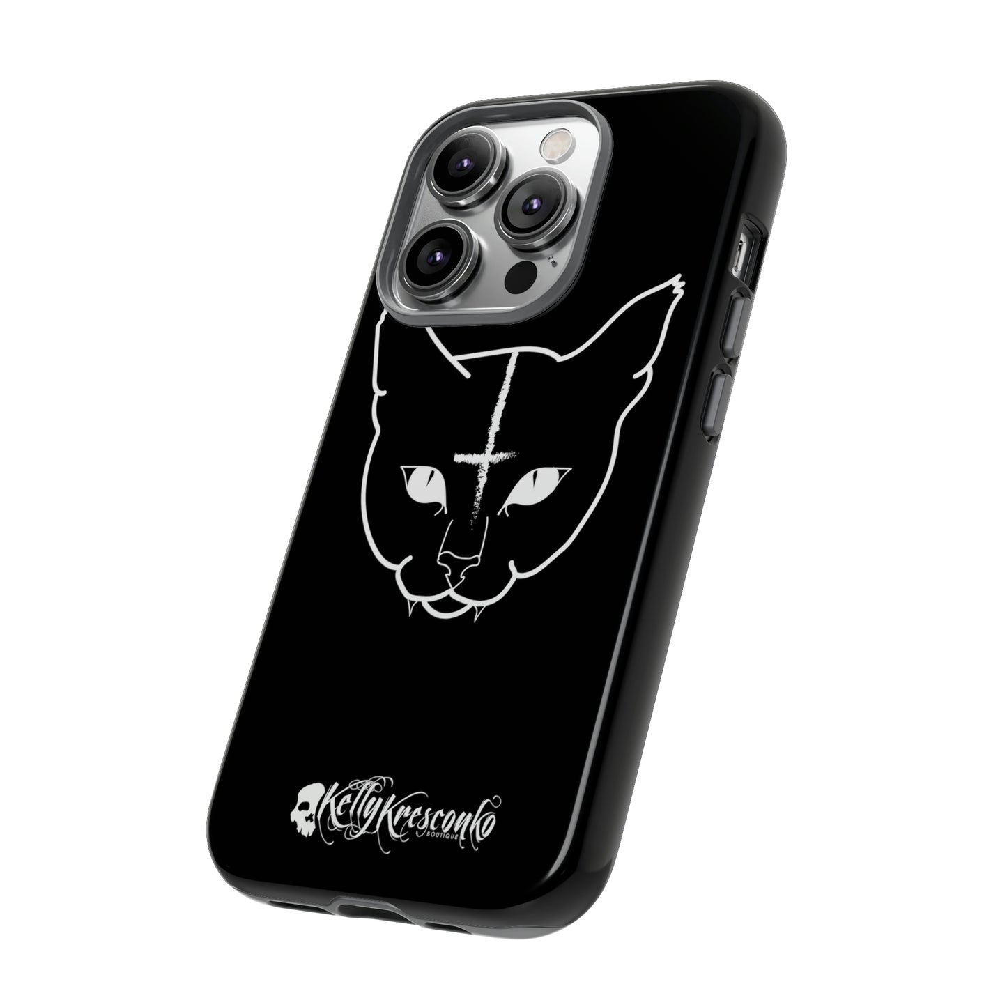 Hell Cat Phone Case (40 different sizes to choose from)