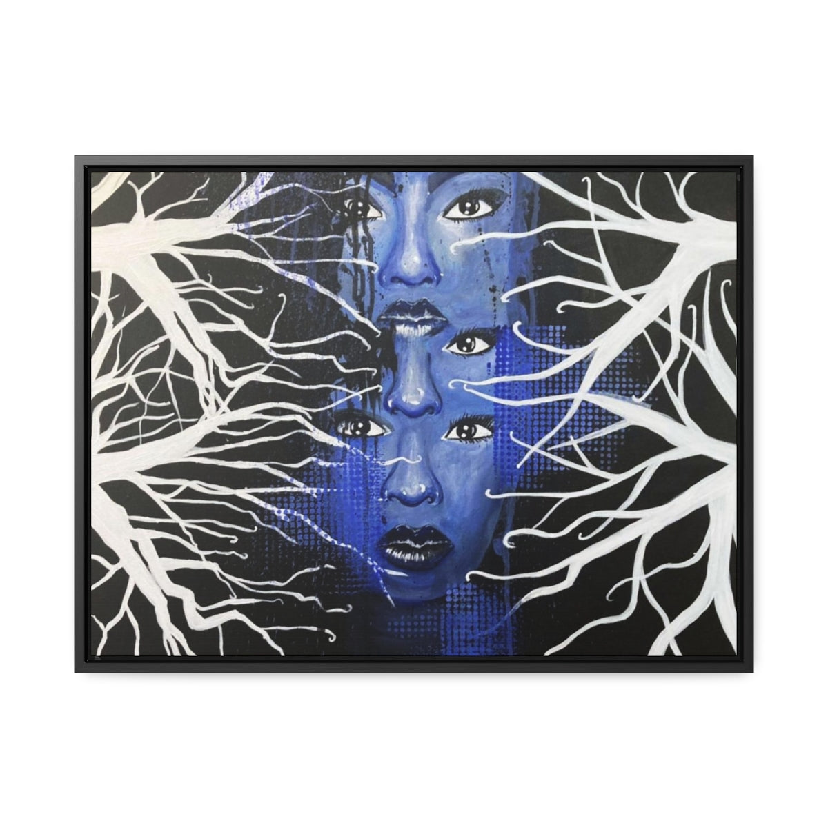 "Untitled" Painting by Kelly Kresconko PRINT on Gallery Canvas Wraps, Horizontal Frame