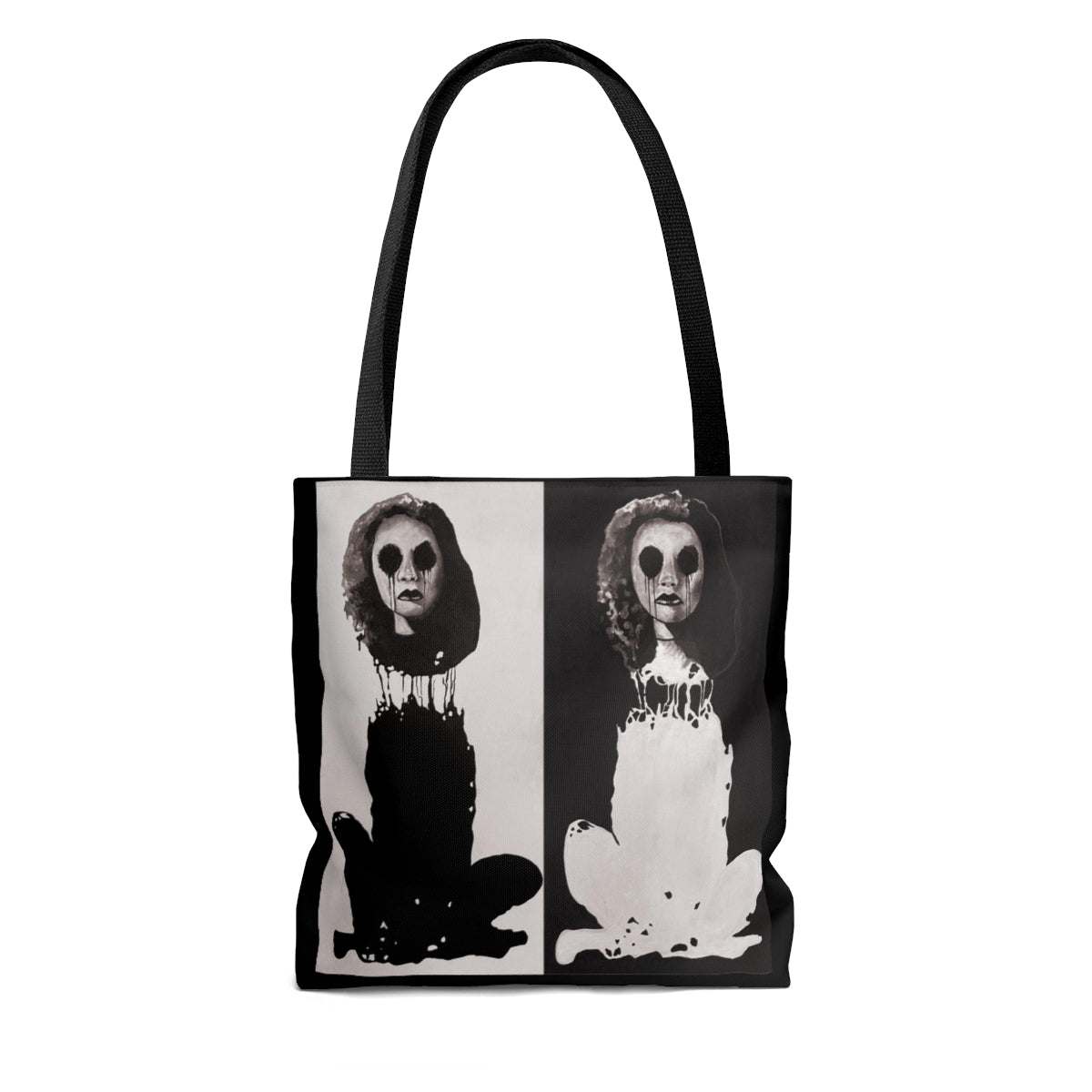 "Melancholy Felines" Painting by Kelly Kresconko Tote Bag