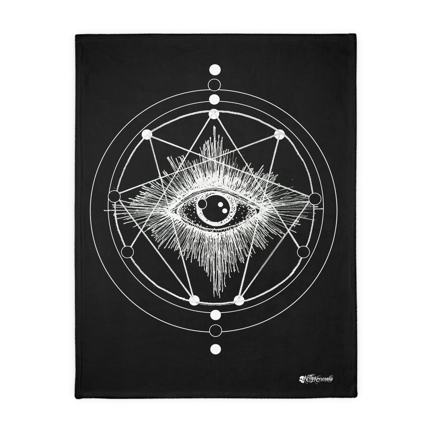 "Enlightenment" Velveteen Minky Blanket (Two-sided print)