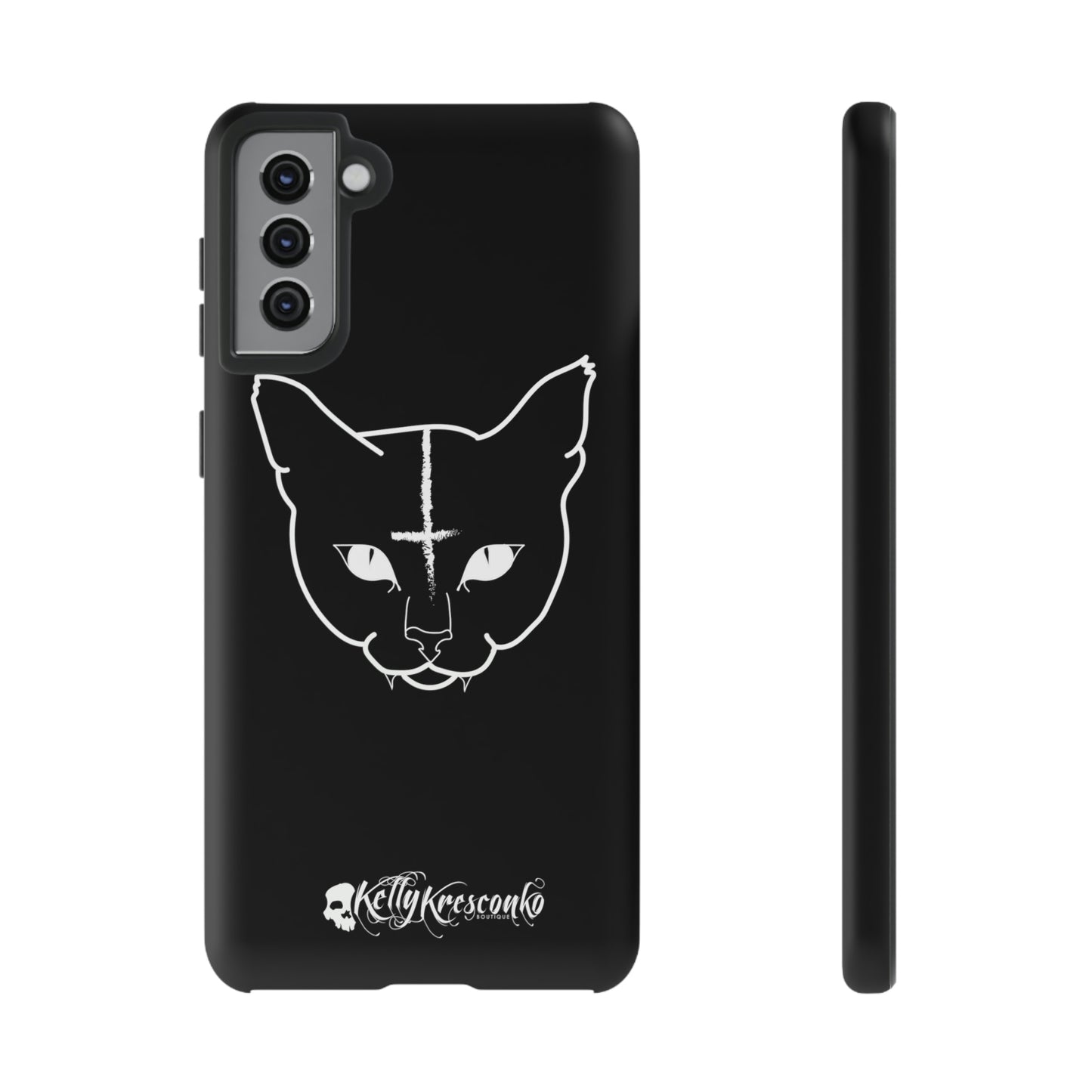 Hell Cat Phone Case (40 different sizes to choose from)