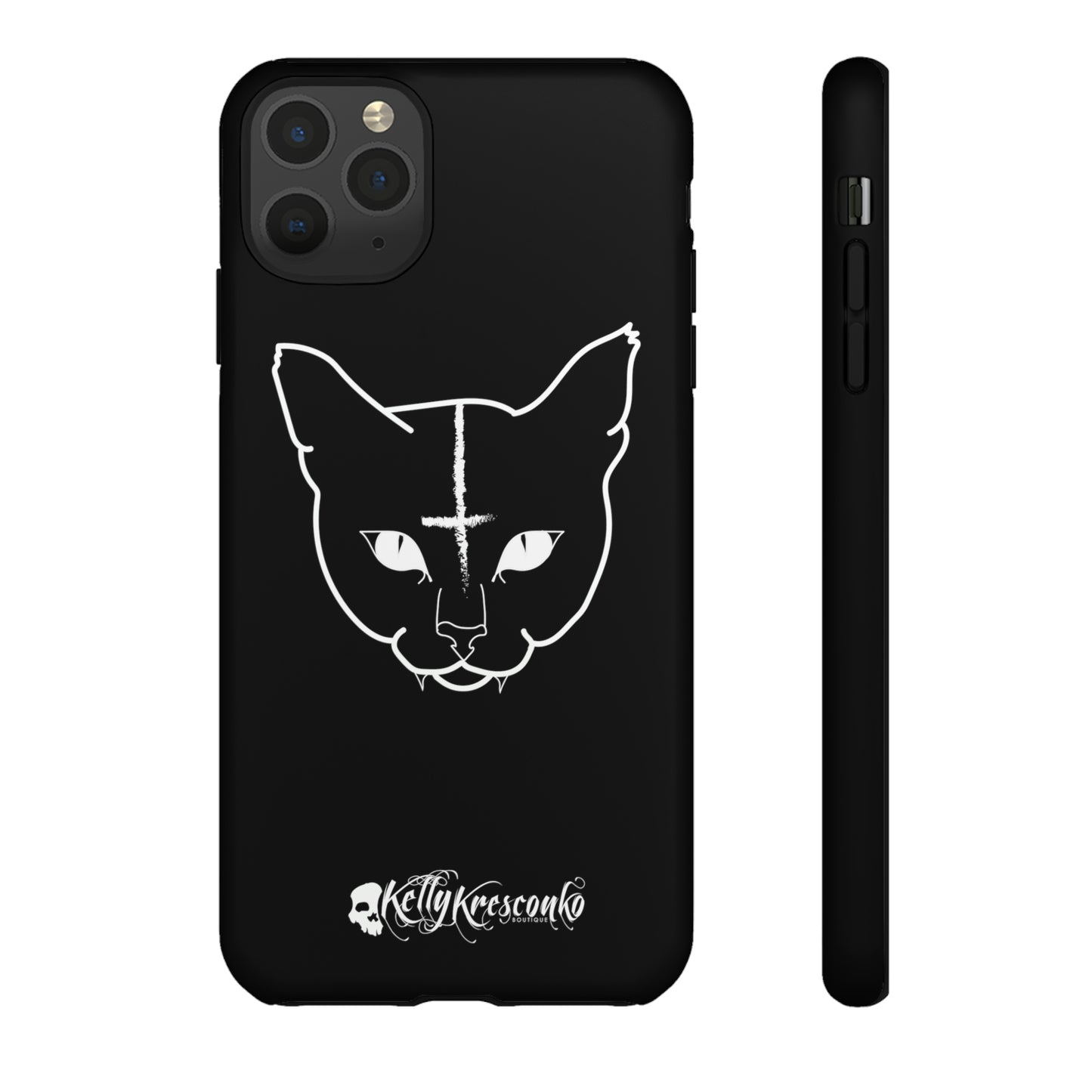 Hell Cat Phone Case (40 different sizes to choose from)