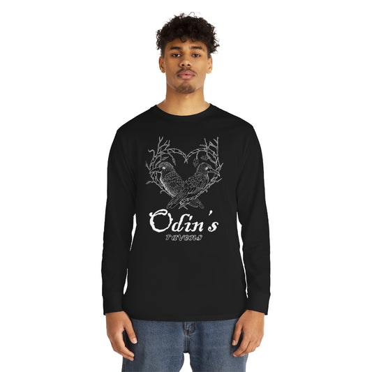 CURVY- Long Sleeve Tee, Odin's Ravens XL-3X