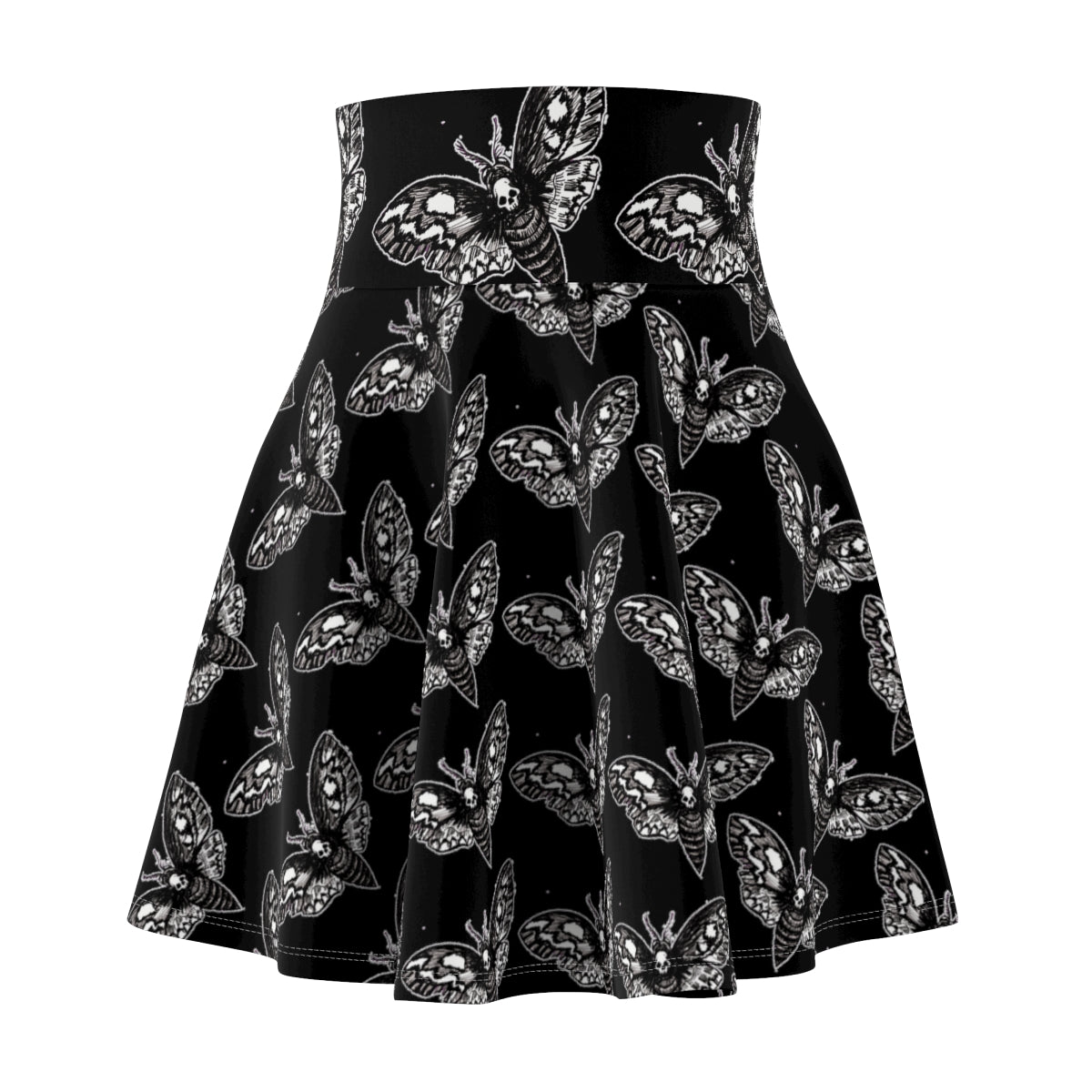 *DeathMoth* By Kelly Kresconko Skater Skirt