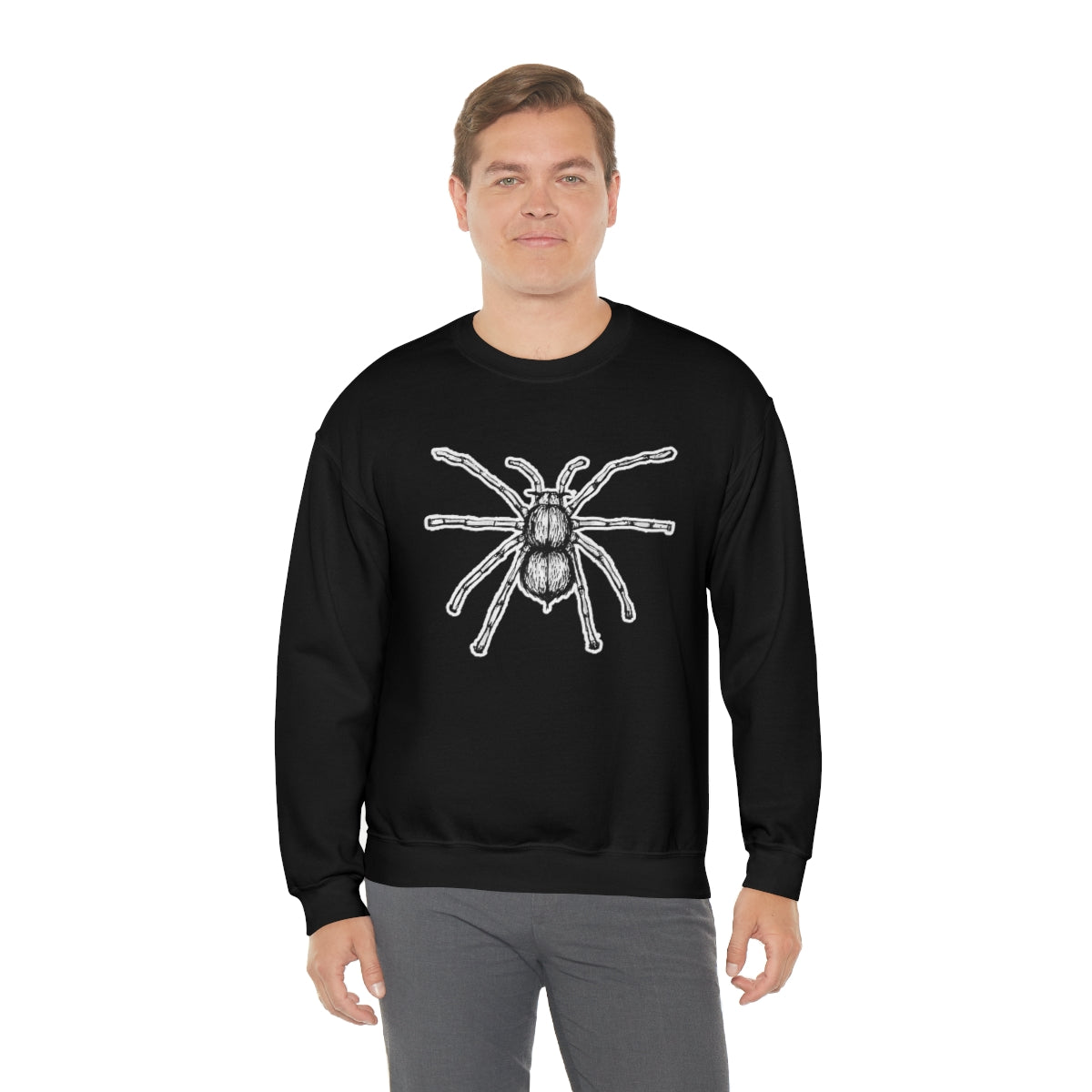Sketchy Spider Unisex Heavy Blend™ Crewneck Sweatshirt