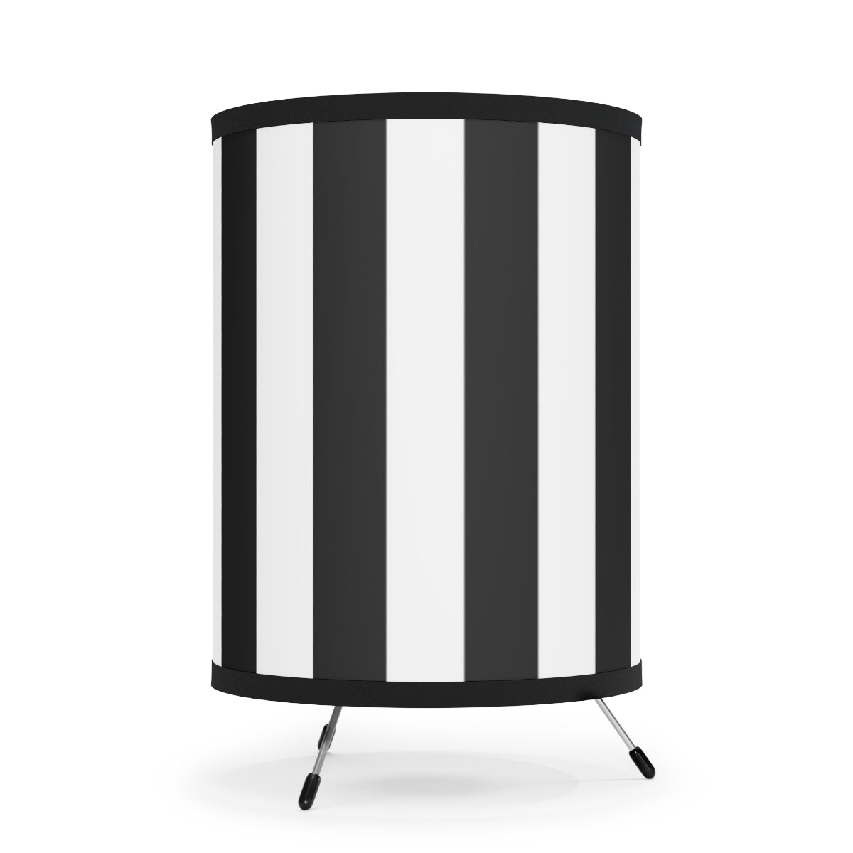 Stripey Tripod Lamp with High-Res Printed Shade, US\CA plug