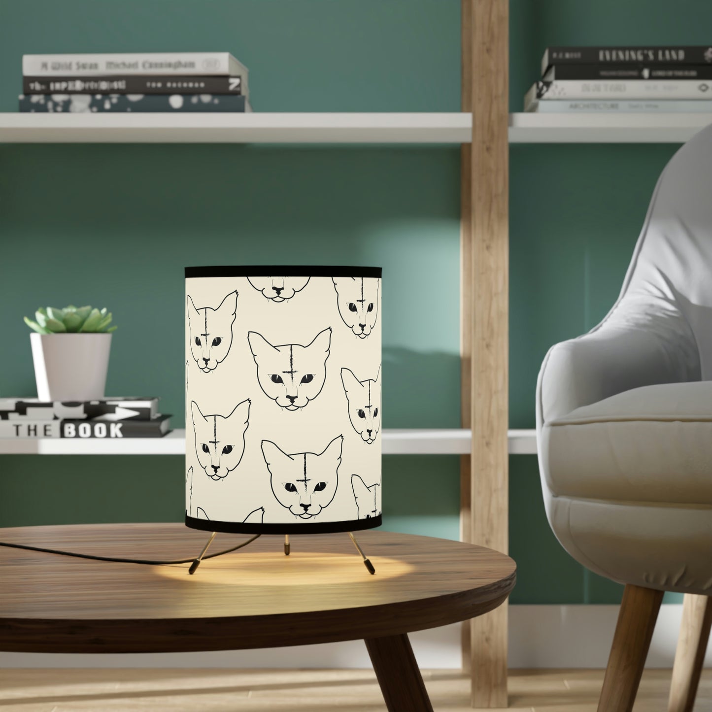 Hell O'Kitty Lamp with High-Res Printed Shade, US\CA plug
