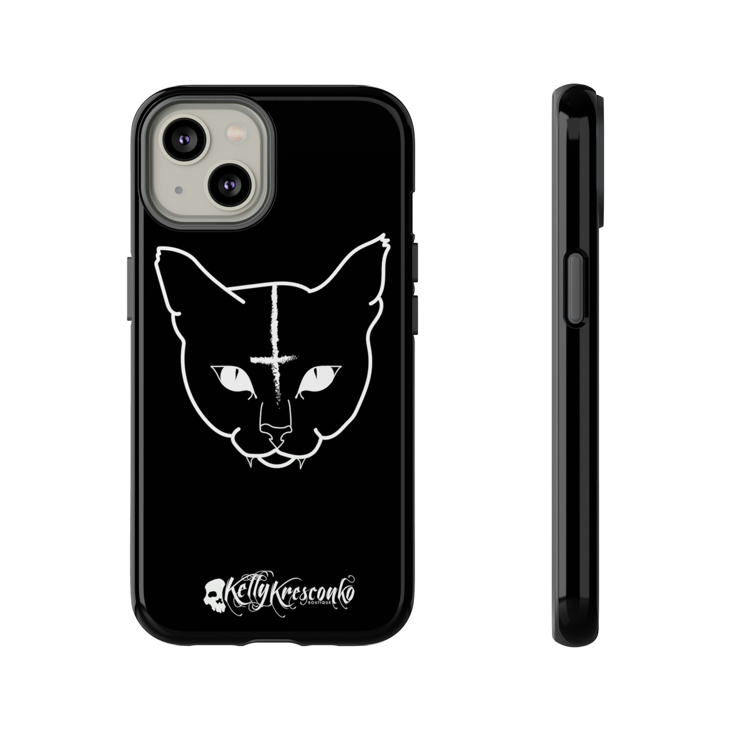 Hell Cat Phone Case (40 different sizes to choose from)