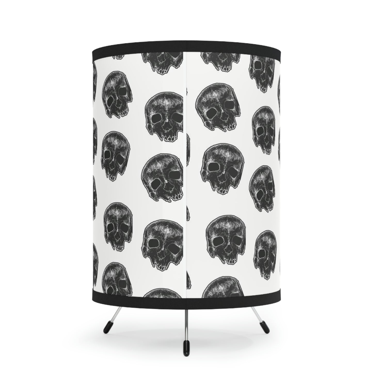 Tripod Lamp with High-Res Printed Shade, US\CA plug