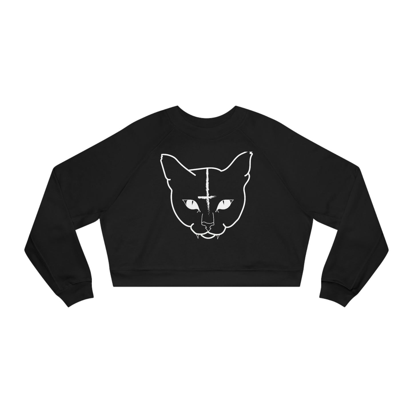 Hell Cat Cropped Fleece