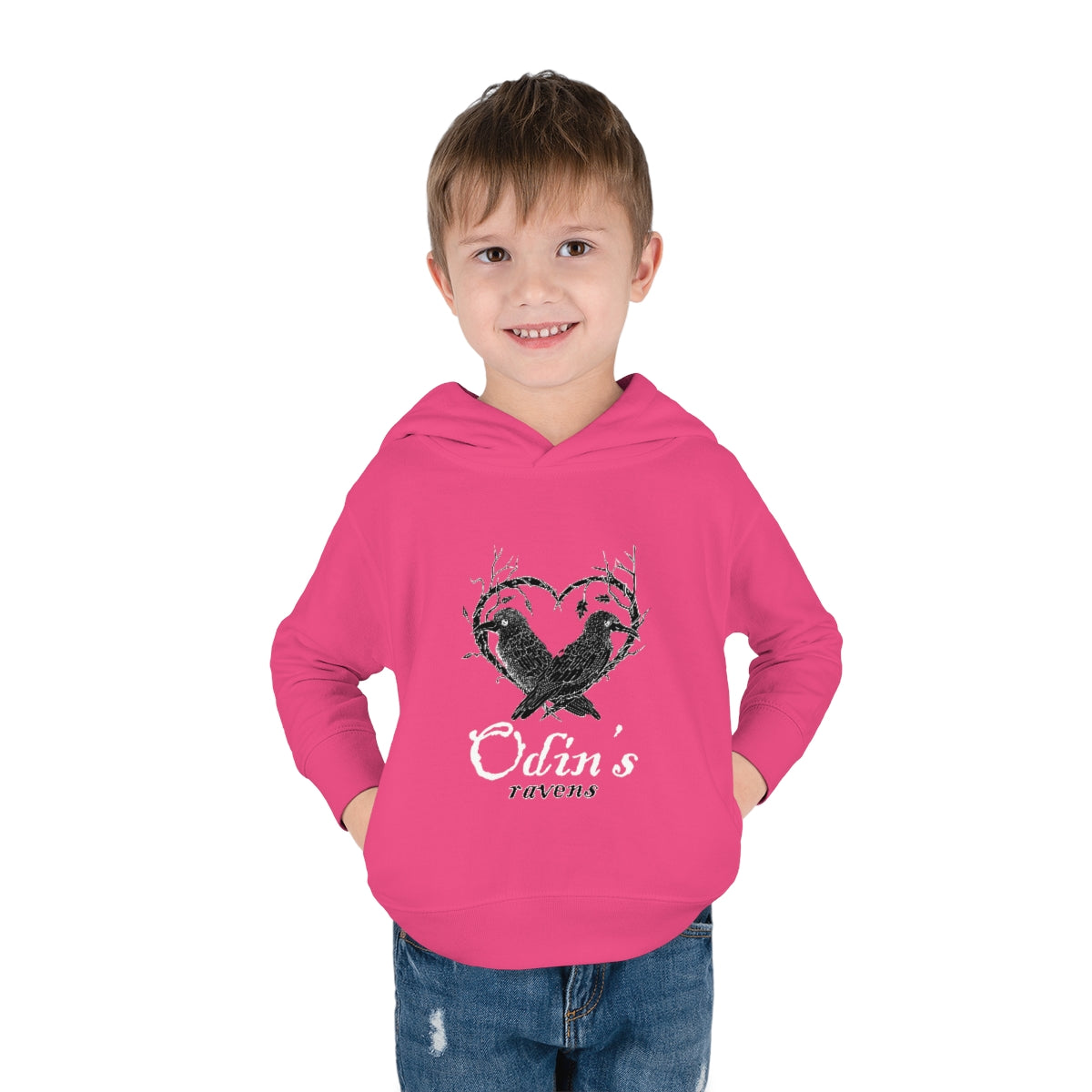 Odin's Ravens Toddler Pullover Fleece Hoodie