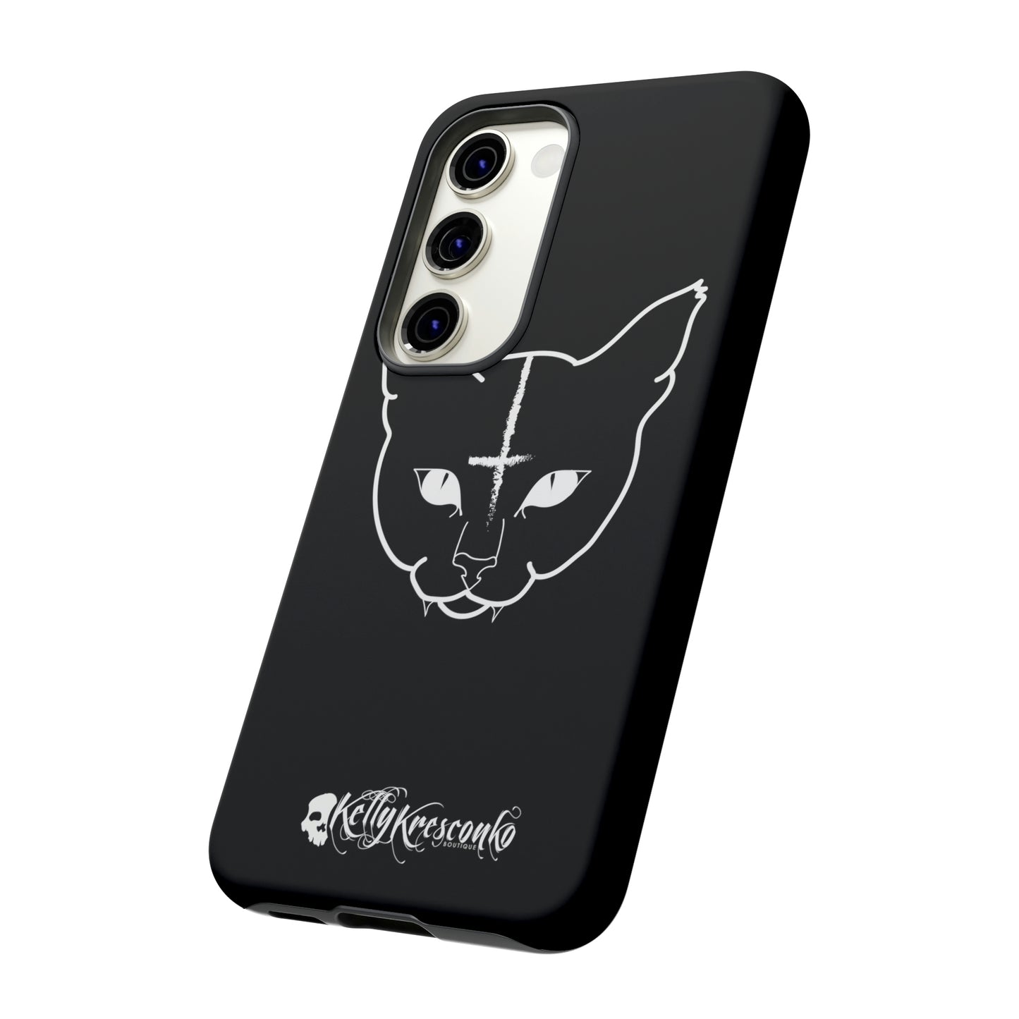 Hell Cat Phone Case (40 different sizes to choose from)