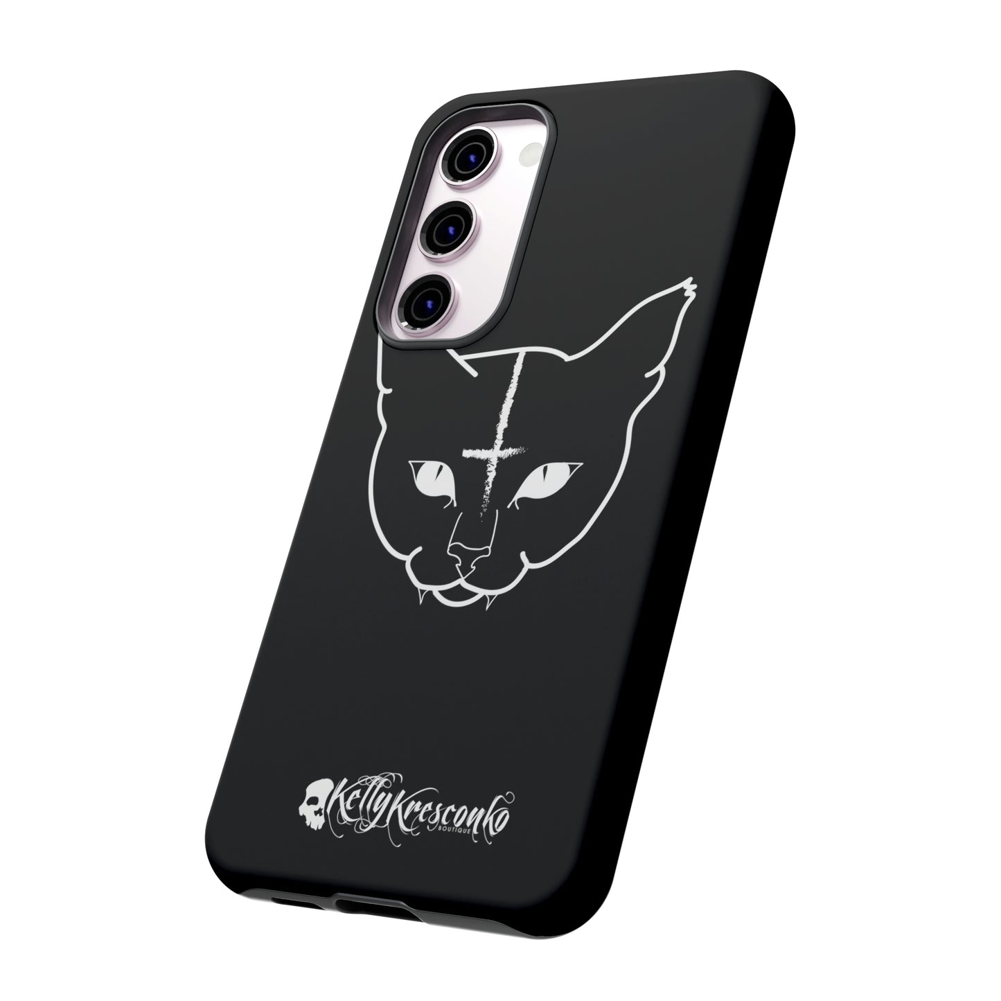 Hell Cat Phone Case (40 different sizes to choose from)