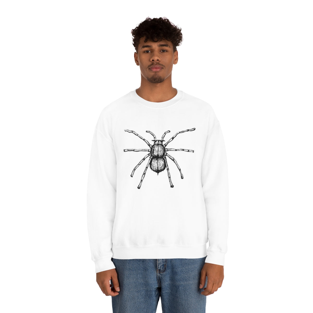 Sketchy Spider Unisex Heavy Blend™ Crewneck Sweatshirt