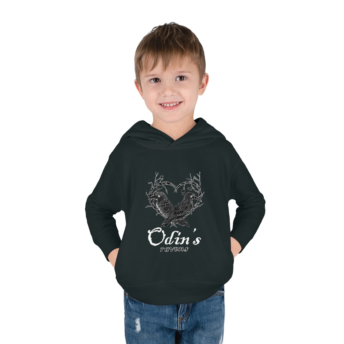 Odin's Ravens Toddler Pullover Fleece Hoodie