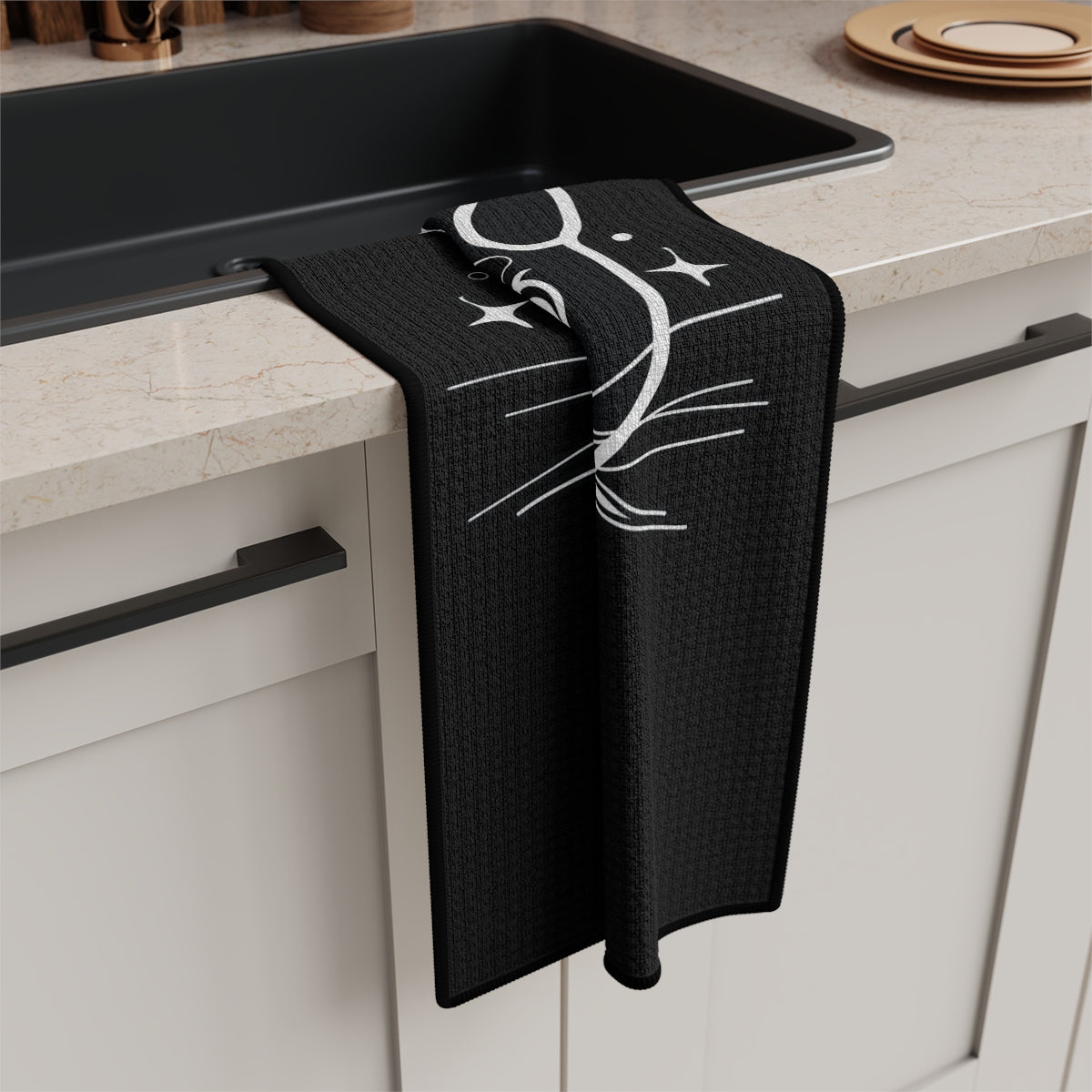 Kitty Tea Time Towel