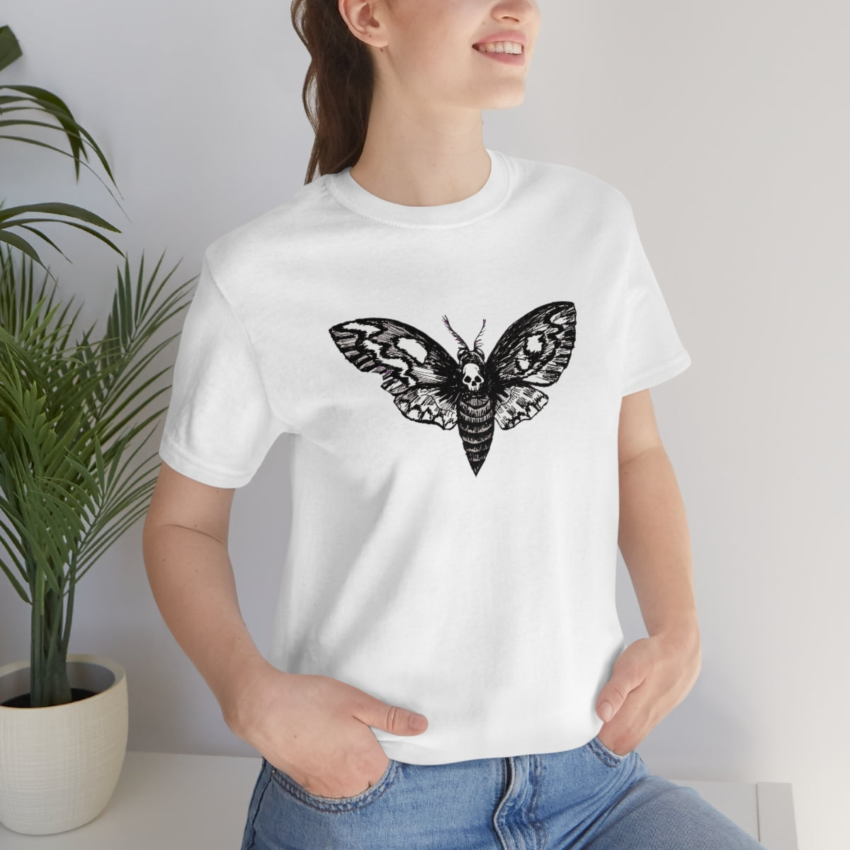 *DeathMoth* By Kelly Kresconko Jersey Short Sleeve Tee