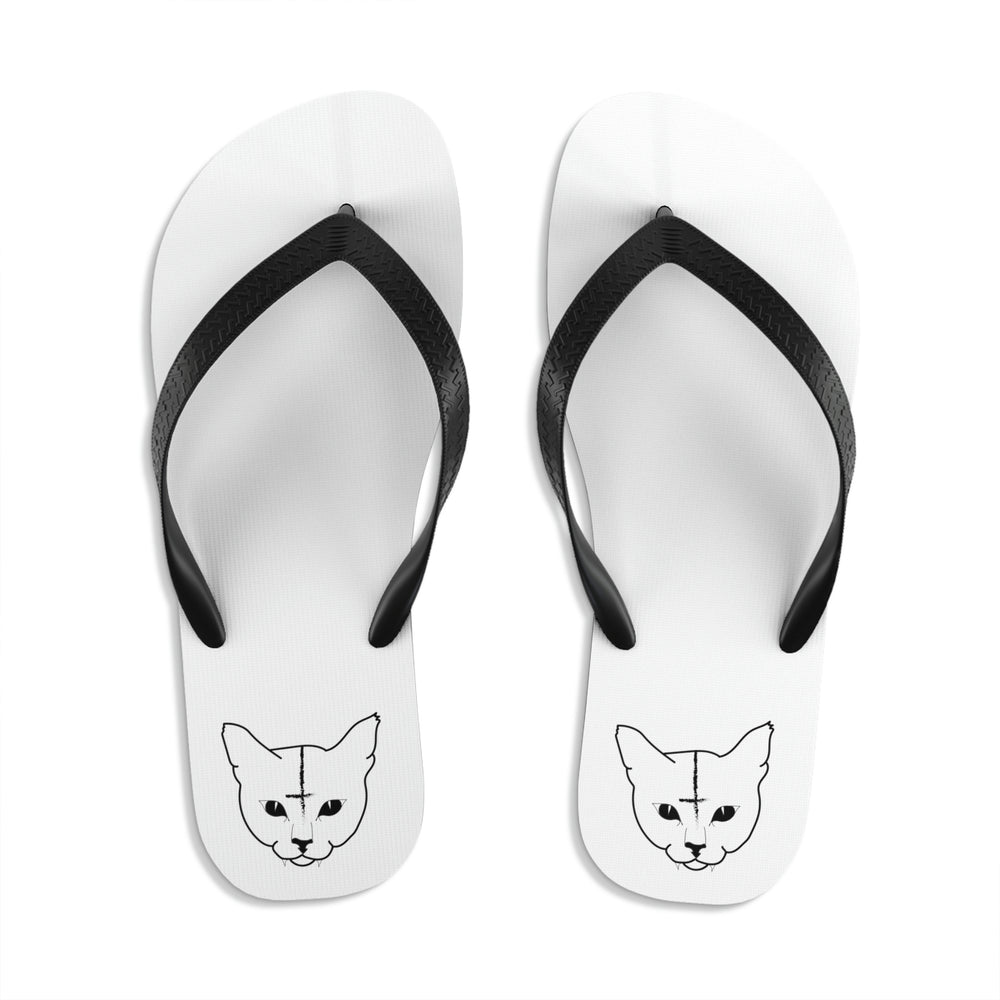 Hell Cat Unisex Flip-Flops