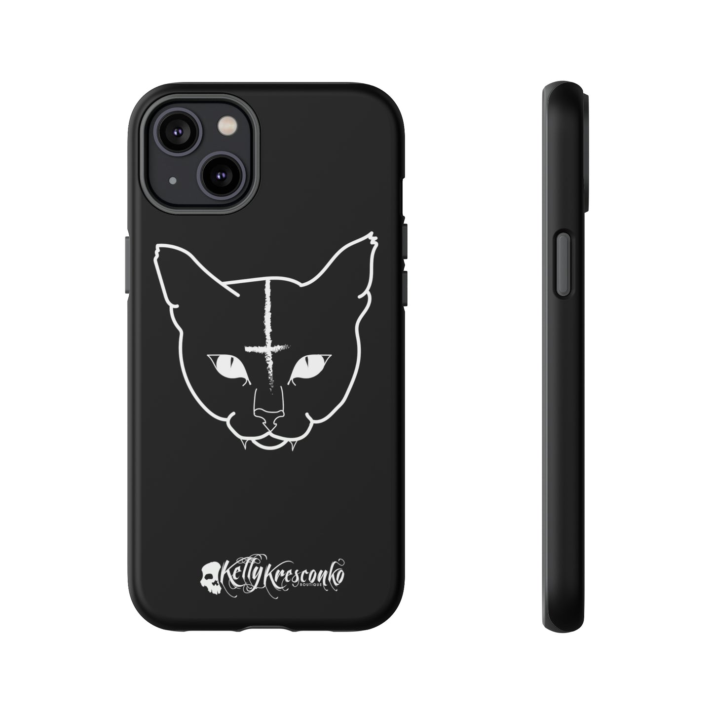 Hell Cat Phone Case (40 different sizes to choose from)