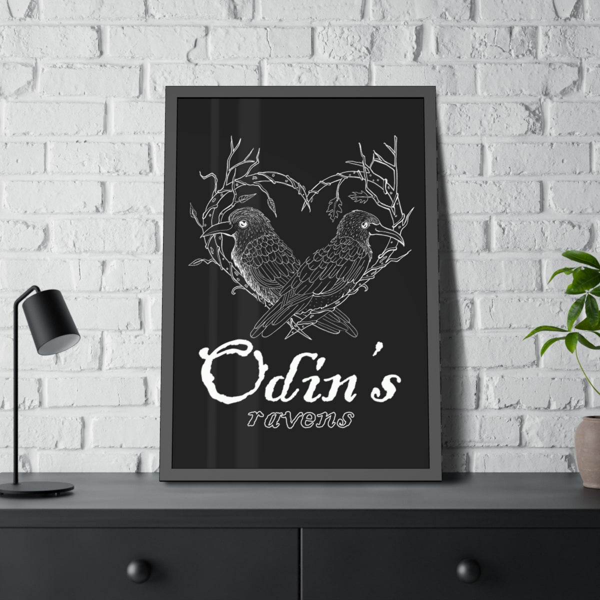 Odin's Ravens Framed Posters