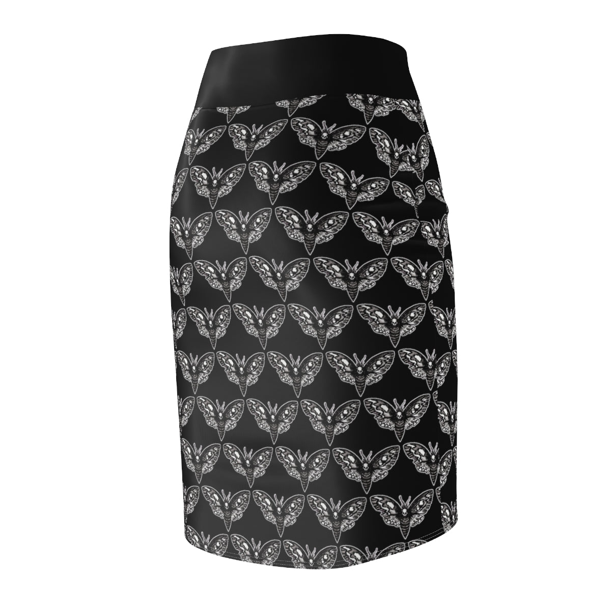 *DeathMoth* By Kelly Kresconko Pencil Skirt