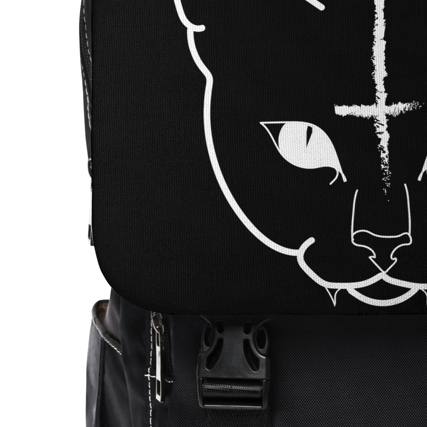 Hell Cat Unisex Casual Shoulder Backpack