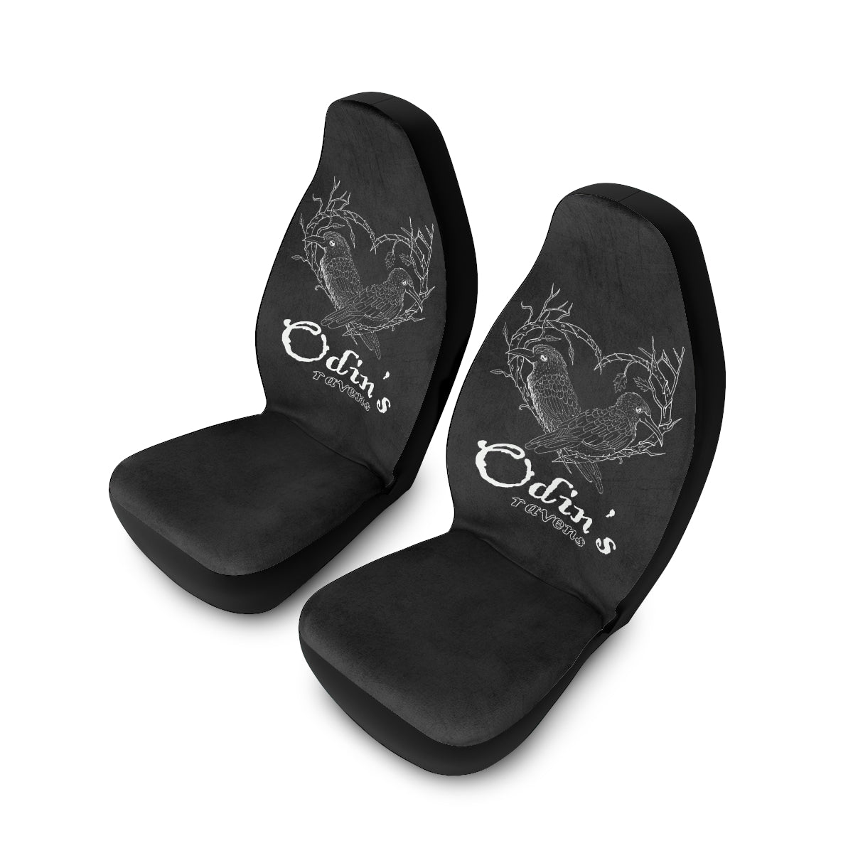 Odin's Ravens Polyester Car Seat Covers