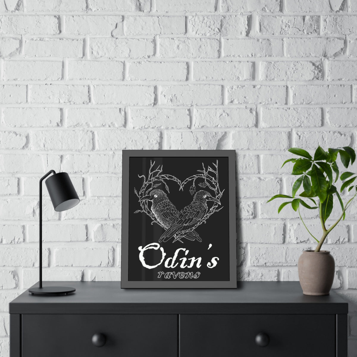 Odin's Ravens Framed Posters