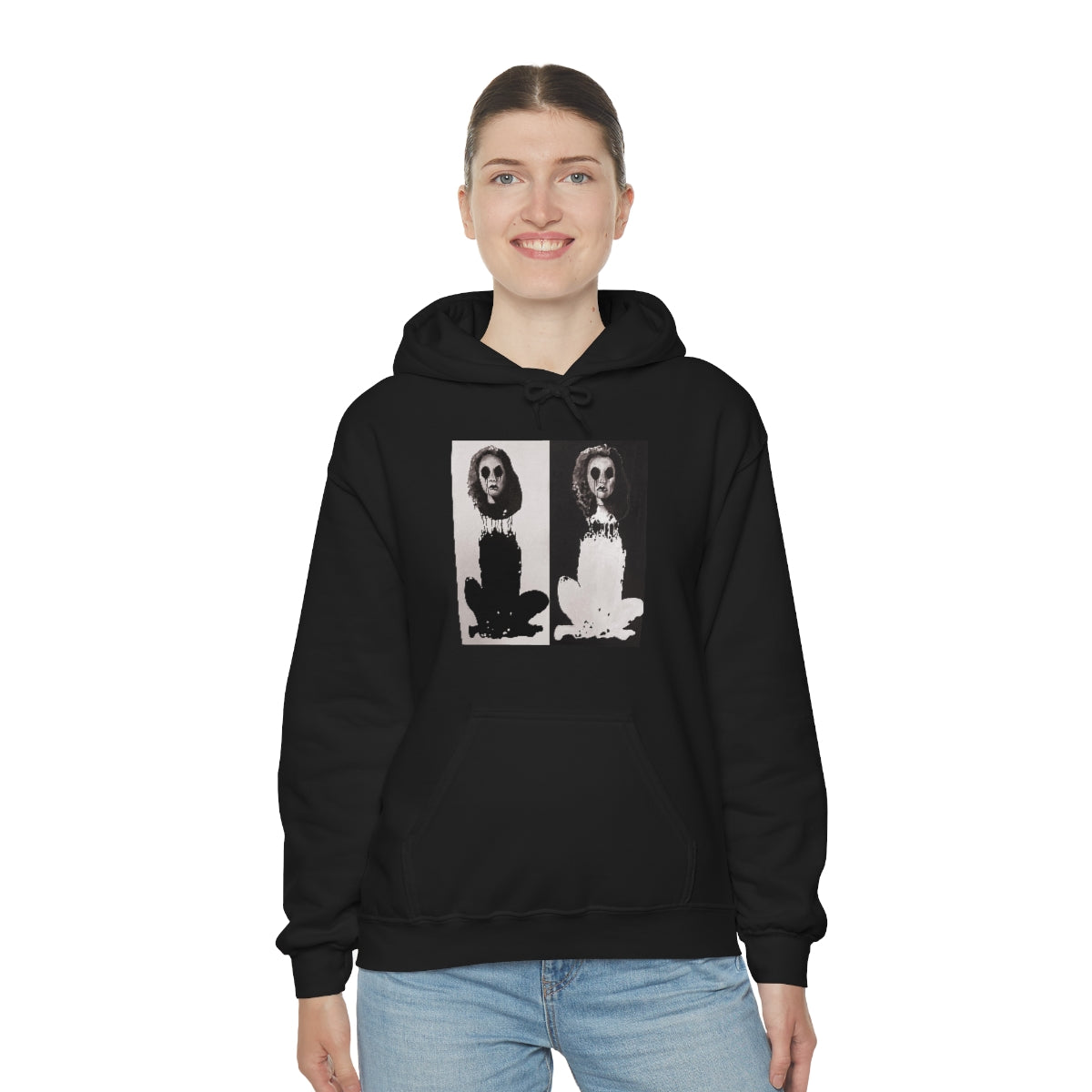 "Melancholy Felines" Unisex Heavy Blend™ Hooded Sweatshirt