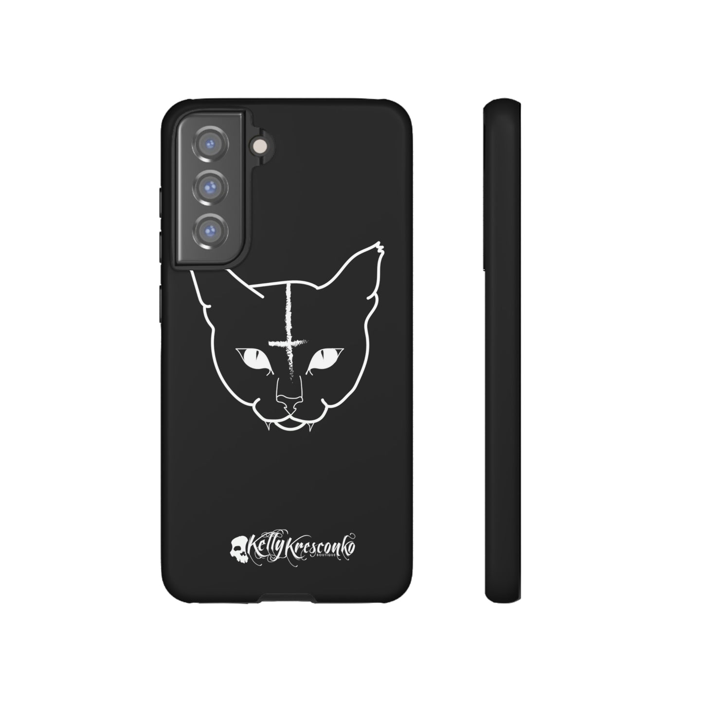 Hell Cat Phone Case (40 different sizes to choose from)