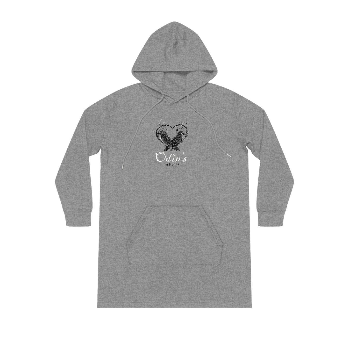 Odin's Ravens Extra long Dress Style Hoodie