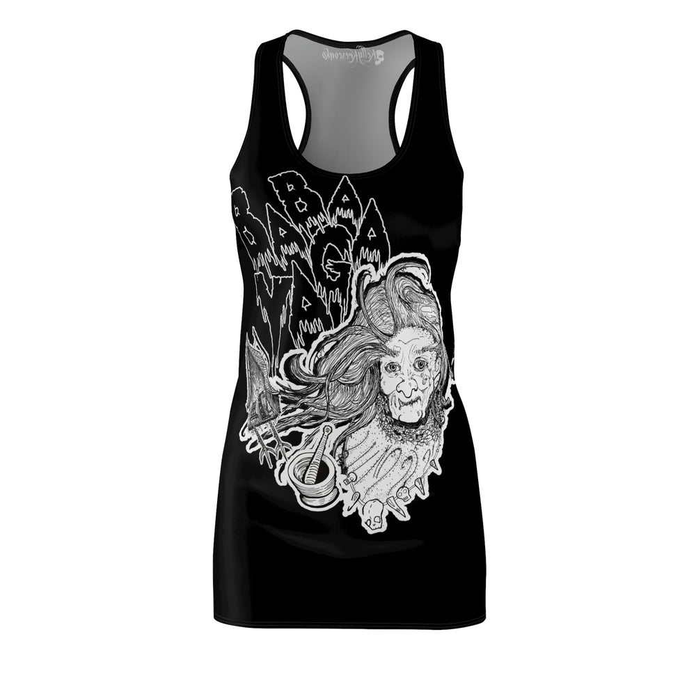 Baba Yaga Cut & Sew Racerback Dress (AOP)