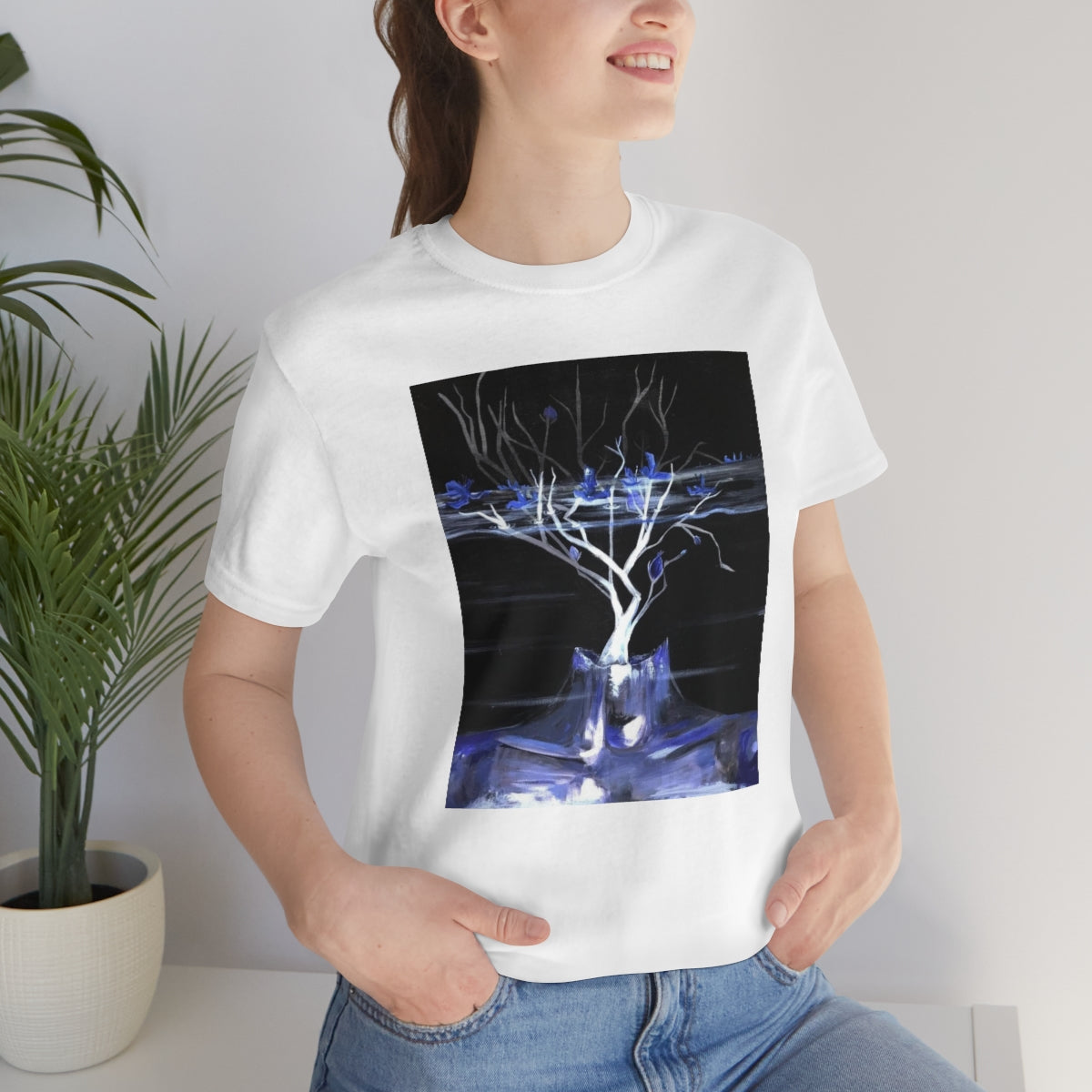 Unisex Jersey Short Sleeve Tee-Painting by Kelly Kresconko