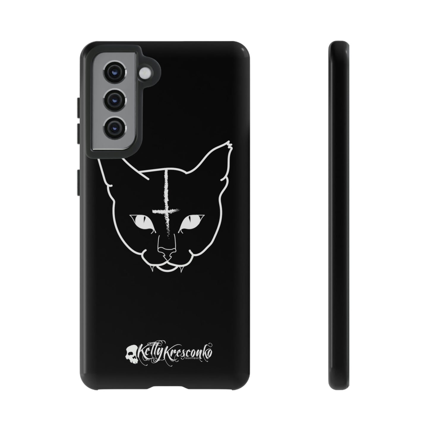 Hell Cat Phone Case (40 different sizes to choose from)