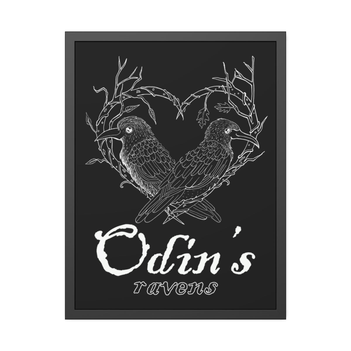 Odin's Ravens Framed Posters