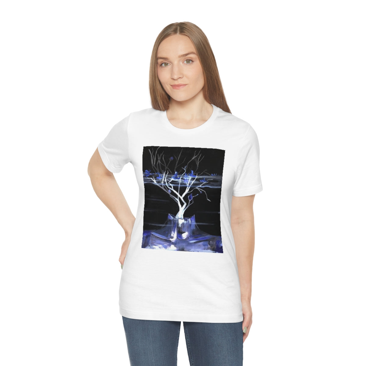 Unisex Jersey Short Sleeve Tee-Painting by Kelly Kresconko