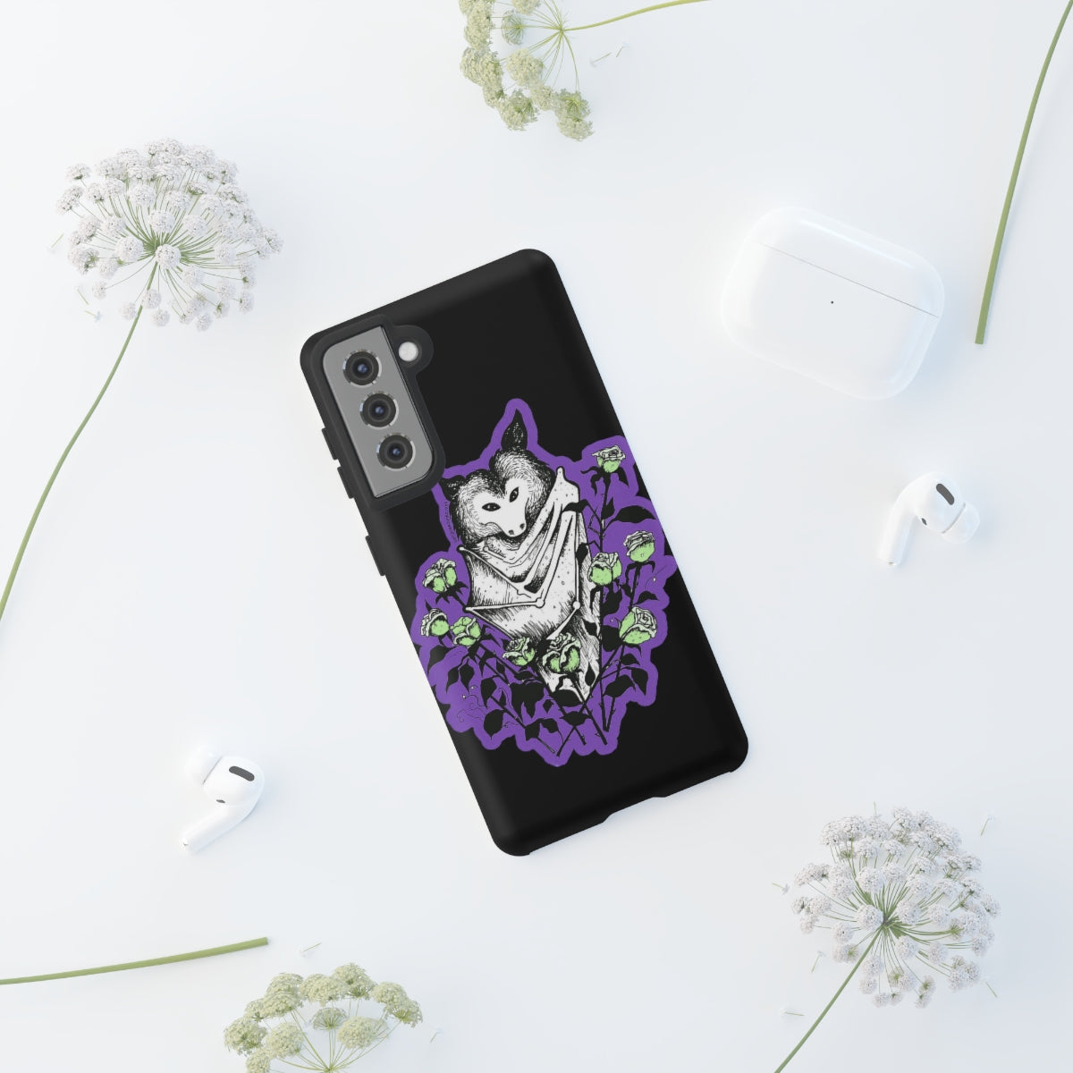 Blue Batty Phone Case