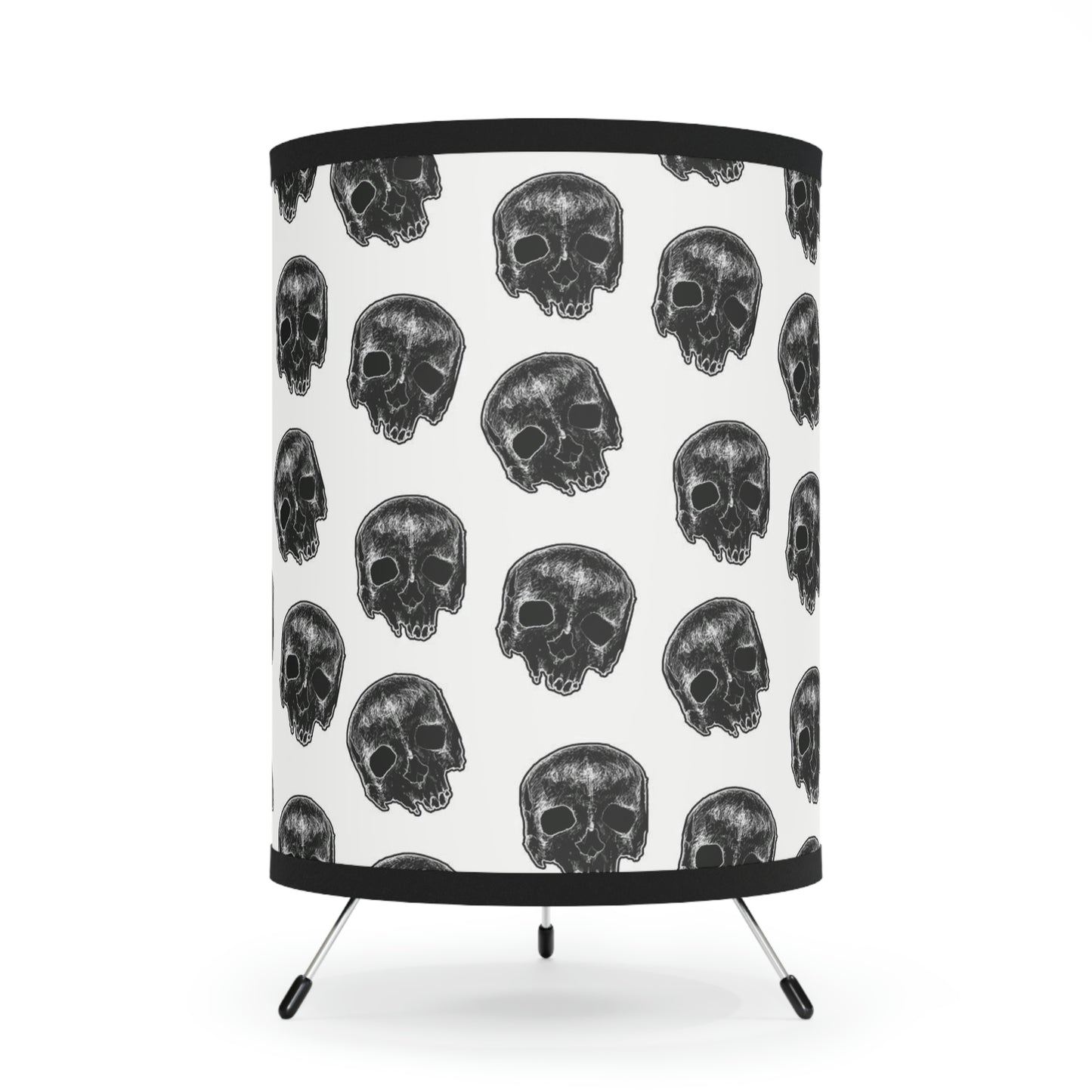 Tripod Lamp with High-Res Printed Shade, US\CA plug