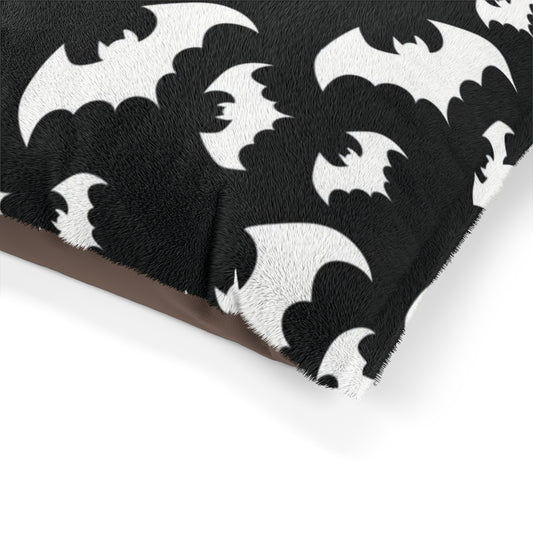 Bat Print Pet Bed